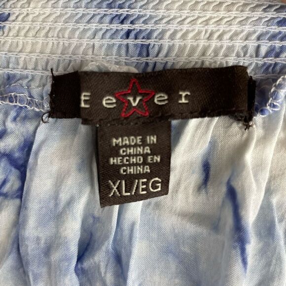 Fever Button Down Tunic Top Size XL EUC - Picture 5 of 6